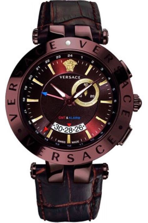 versace watch 29g v-race leather strap replacement|Versace watch replacement parts.